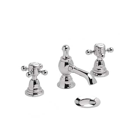 Hartlebury 3TH Basin Mixer Chrome